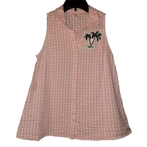 Wonder Nation Girls Large Sleeveless Blouse